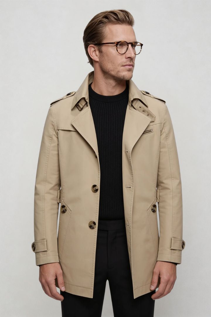 Harrison Trench Coat - Beige