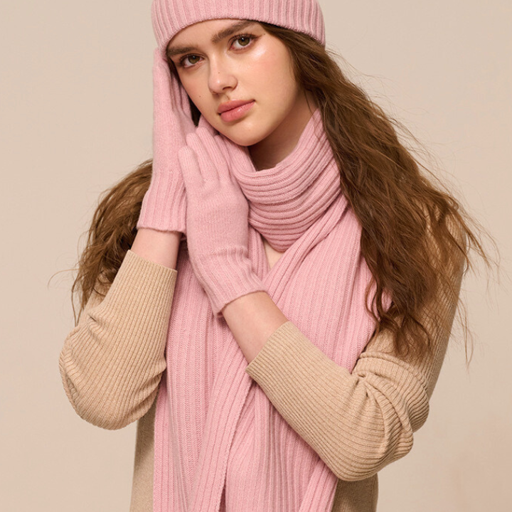 Mia Women's 3-Piece Wool Winter Set