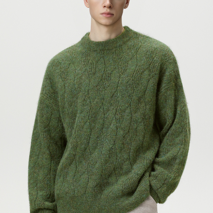 Northwood Oversized Cable-Knit Wool Sweater