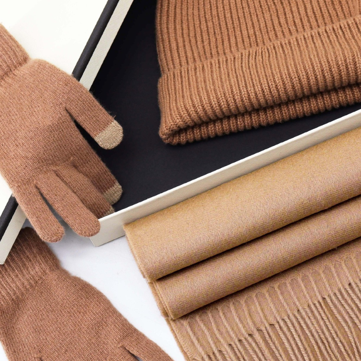 Pure Wool Three-Piece Gift Sets