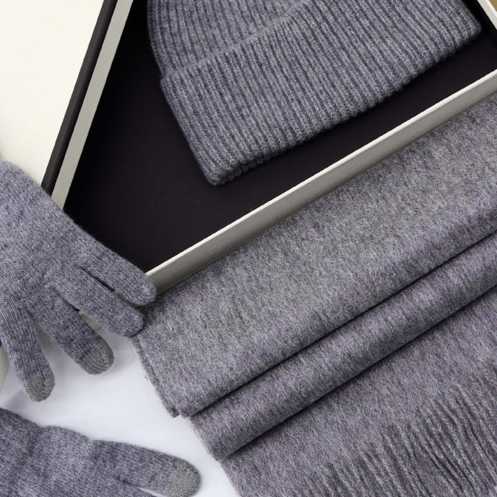 Pure Wool Three-Piece Gift Sets