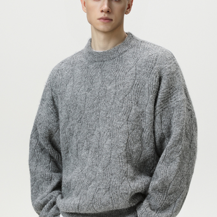 Northwood Oversized Cable-Knit Wool Sweater