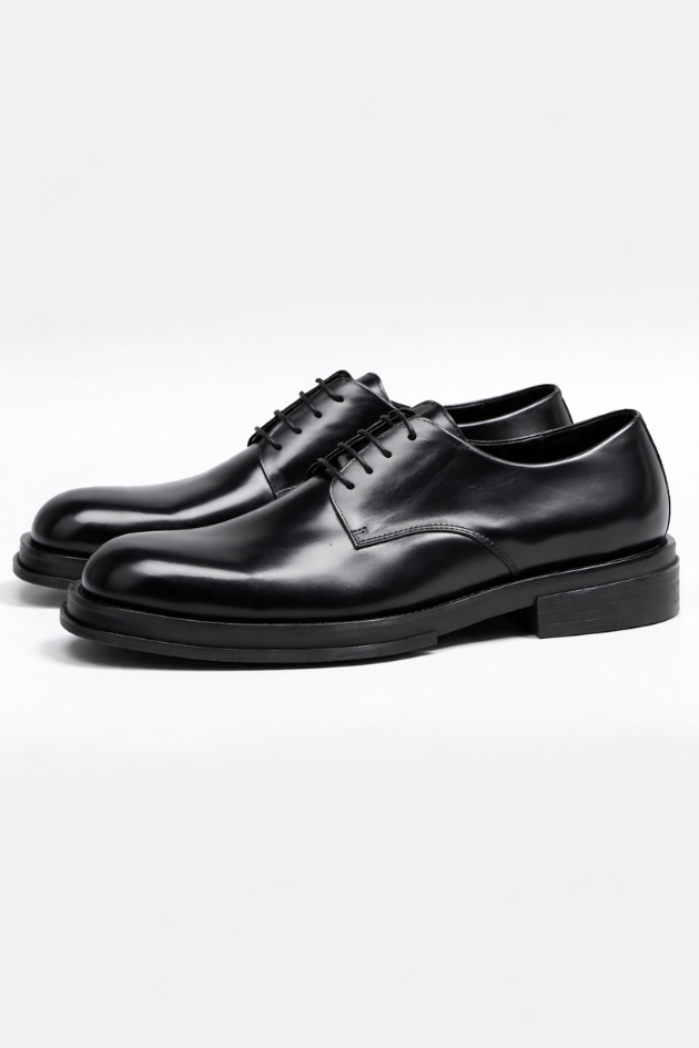 Colton Leather Square Toe Derby Shoes