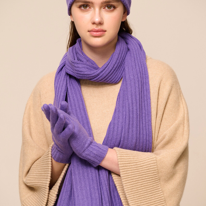 Mia Women's 3-Piece Wool Winter Set