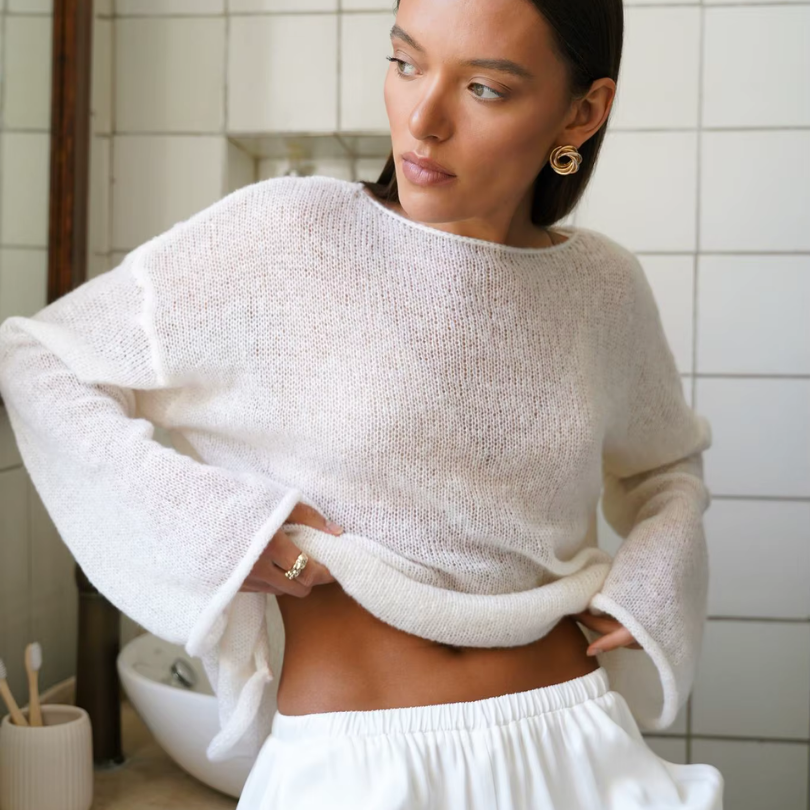 Sheer Knit Sweater