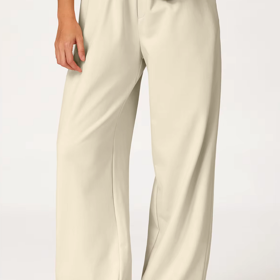 Wide-Leg Lounge Pants