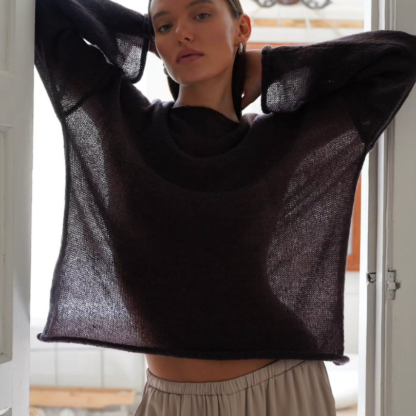 Sheer Knit Sweater