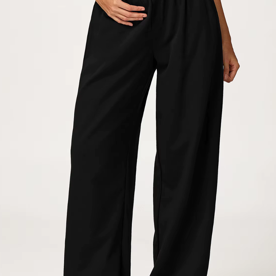 Wide-Leg Lounge Pants