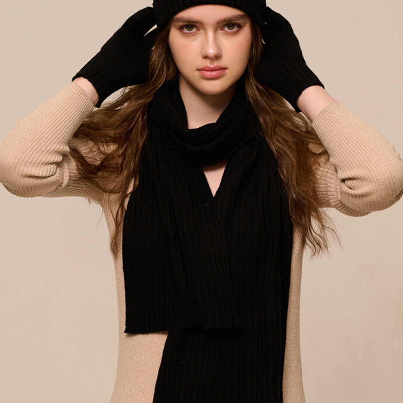 Mia Women's 3-Piece Wool Winter Set