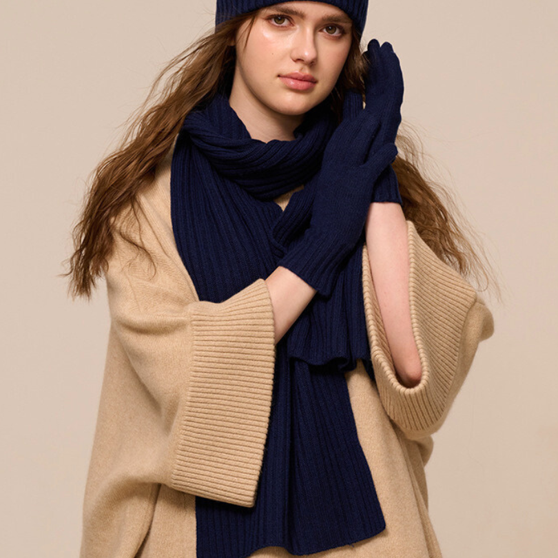 Mia Women's 3-Piece Wool Winter Set