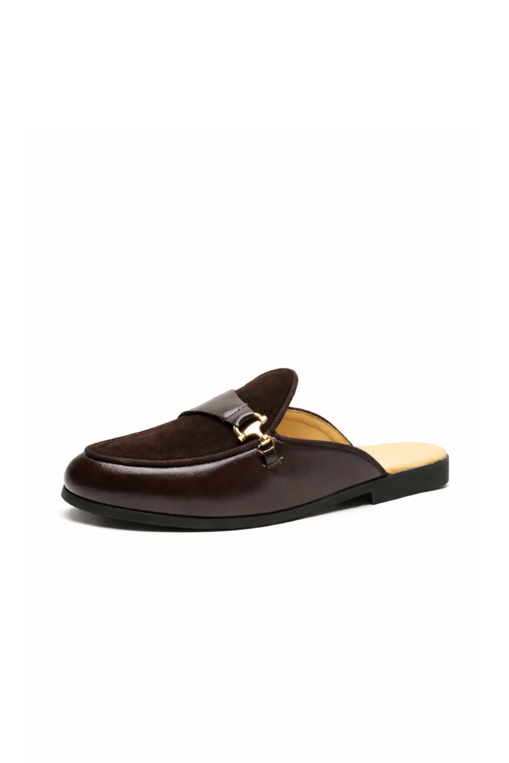 Briggs Horsebit Loafer Mule - Brown