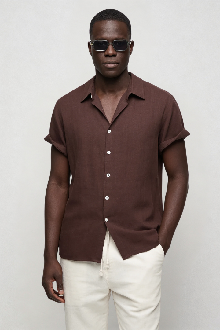 Arden Lightweight Summer Set - Brown