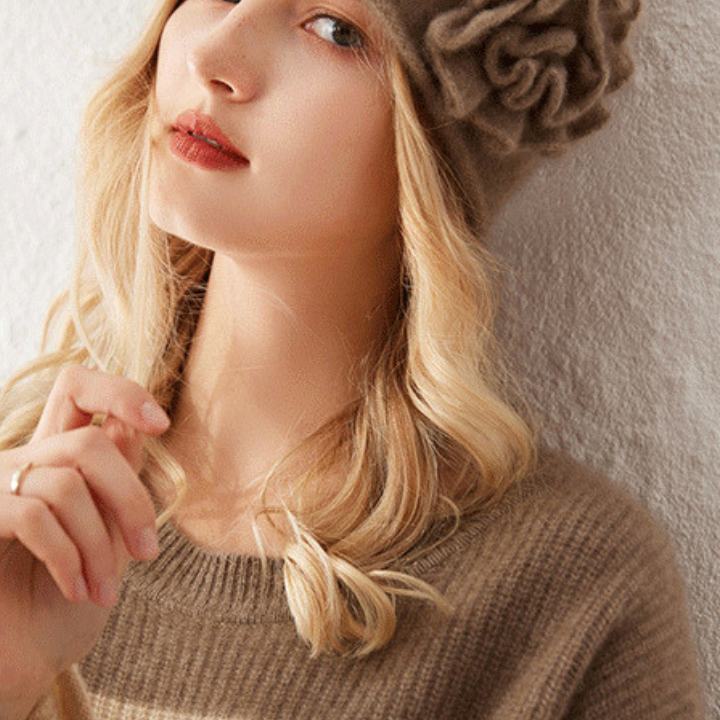 Roselle Cashmere Beanie