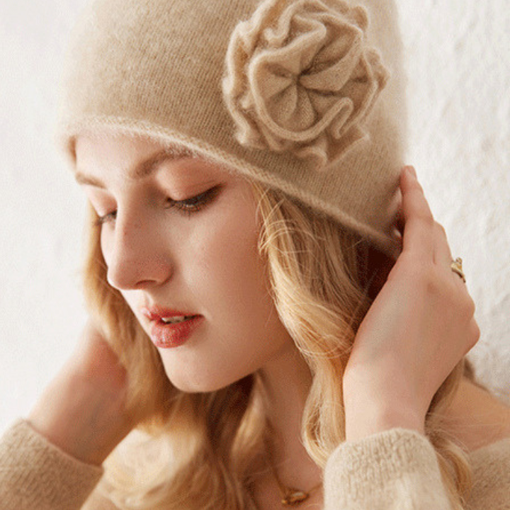 Roselle Cashmere Beanie
