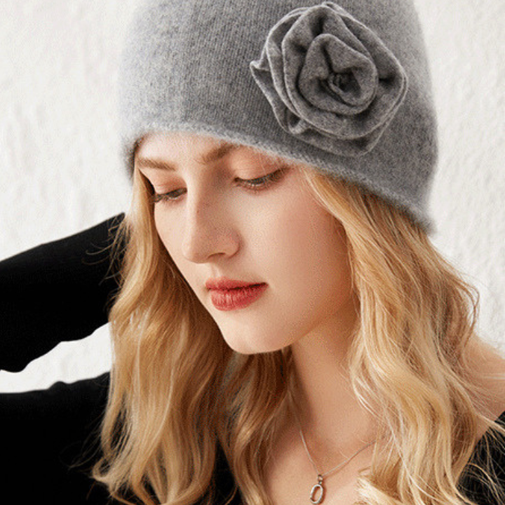 Roselle Cashmere Beanie