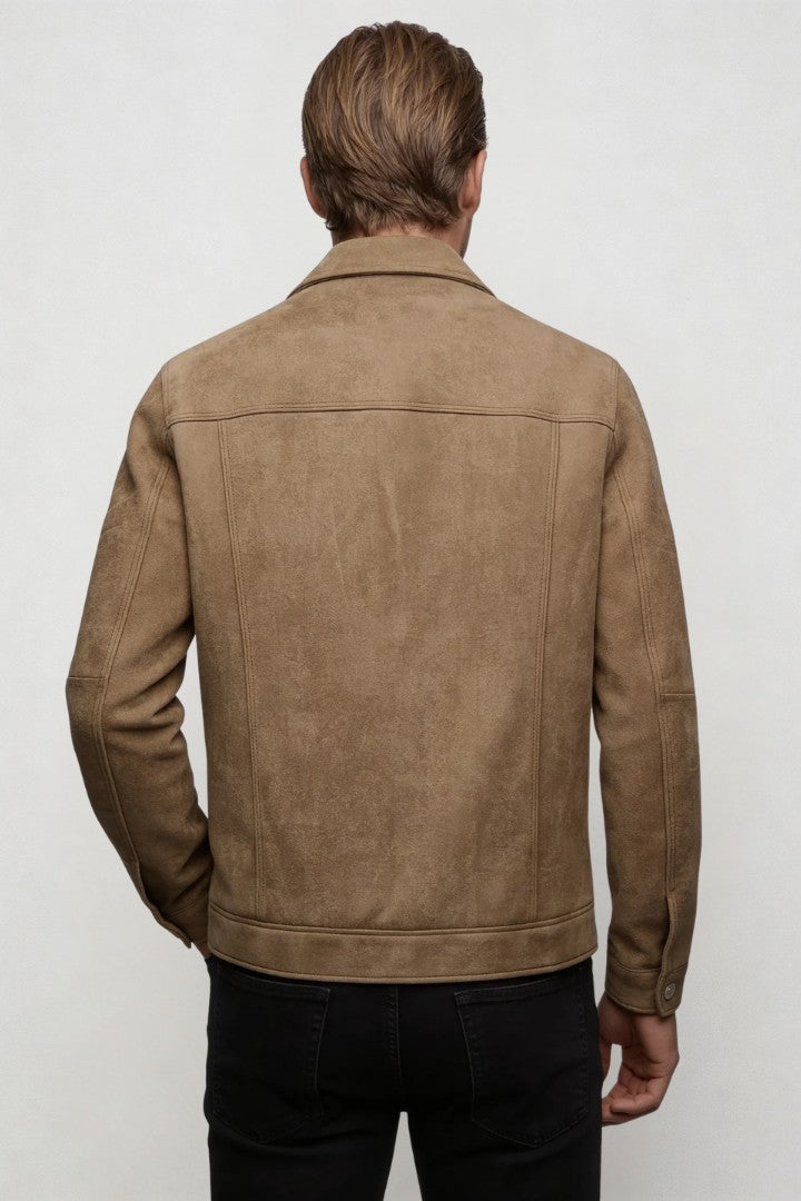 Alessio Trucker Jacket - Sand