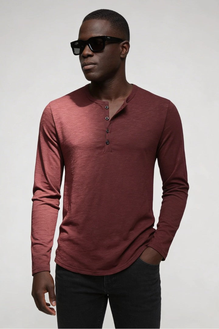 David Henley Shirt - Bordeaux