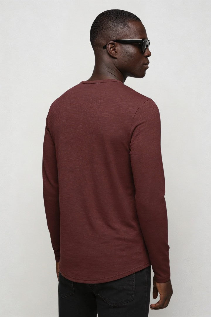 David Henley Shirt - Bordeaux