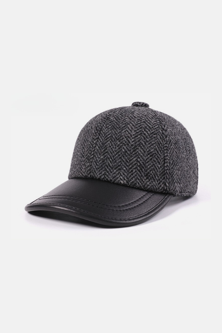 Marco Pure Wool Baseball Cap - Gray