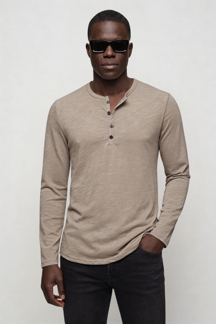 David Henley Shirt - Sand Beige