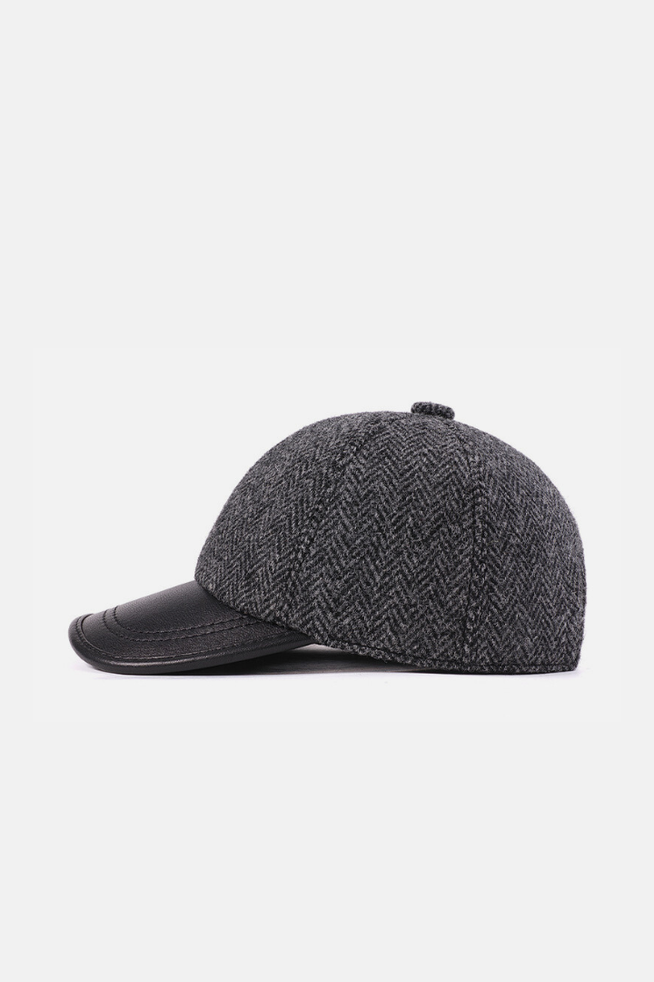 Marco Pure Wool Baseball Cap - Gray