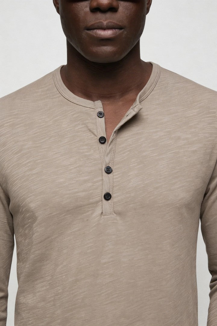 David Henley Shirt - Sand Beige