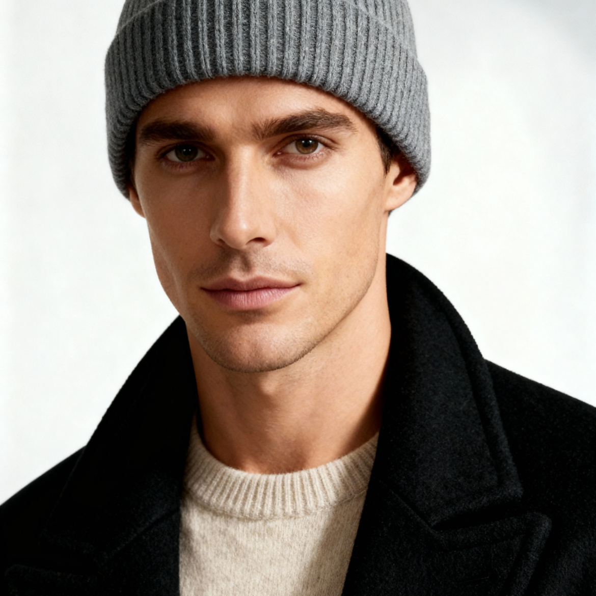 Nero Cashmere Beanie