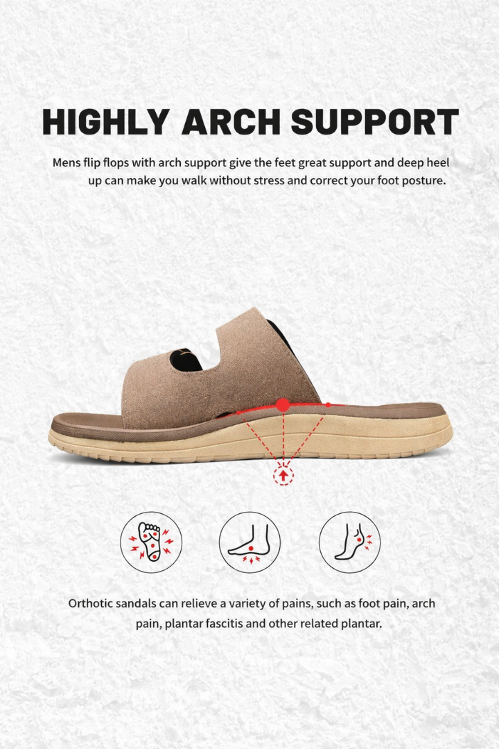 James Orthopedic Comfort Sandals - Desert