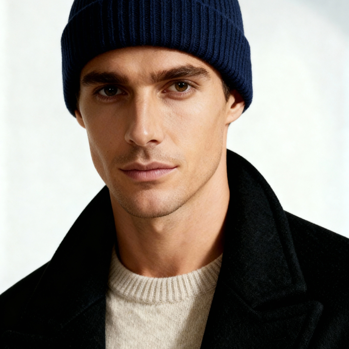 Nero Cashmere Beanie