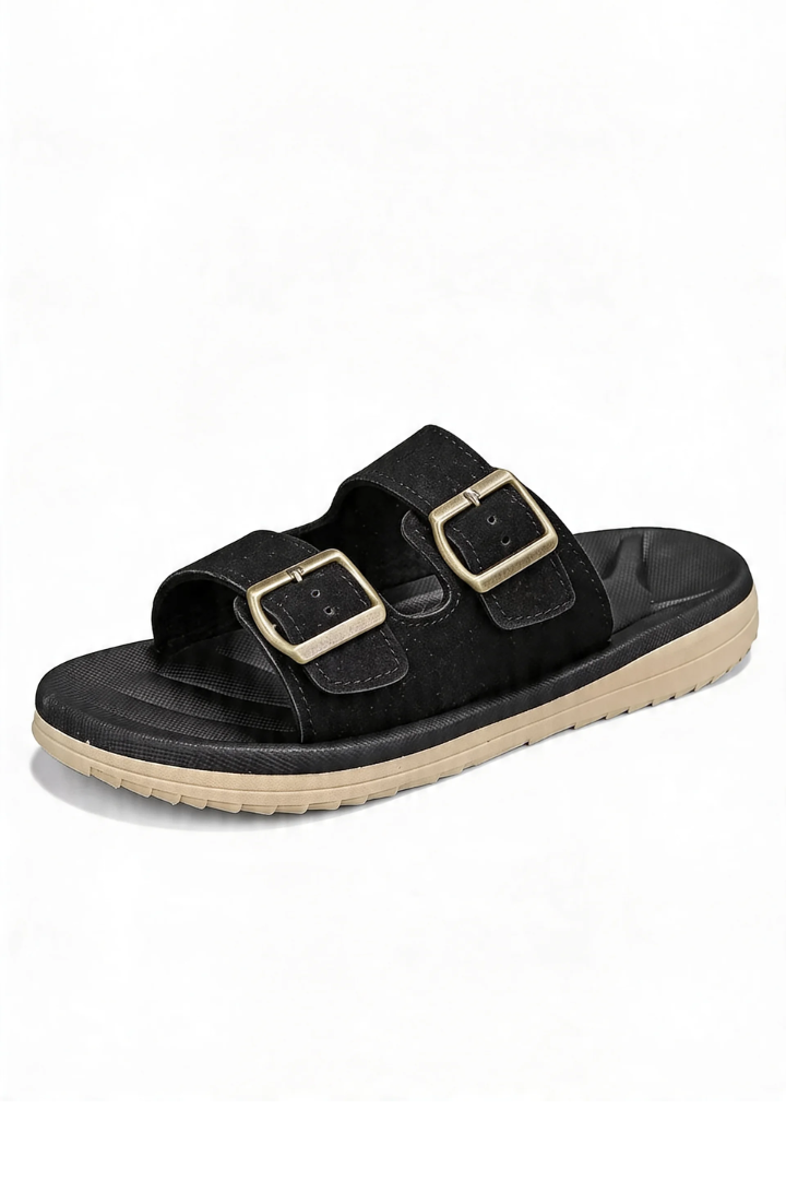 James Orthopedic Comfort Sandals - Black