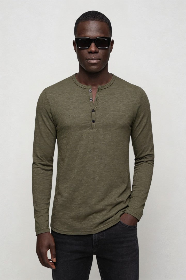 David Henley Shirt - Olive Green