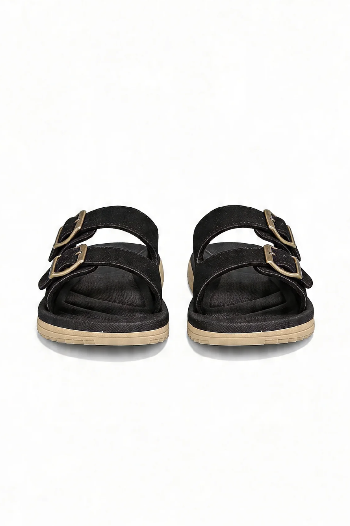James Orthopedic Comfort Sandals - Black
