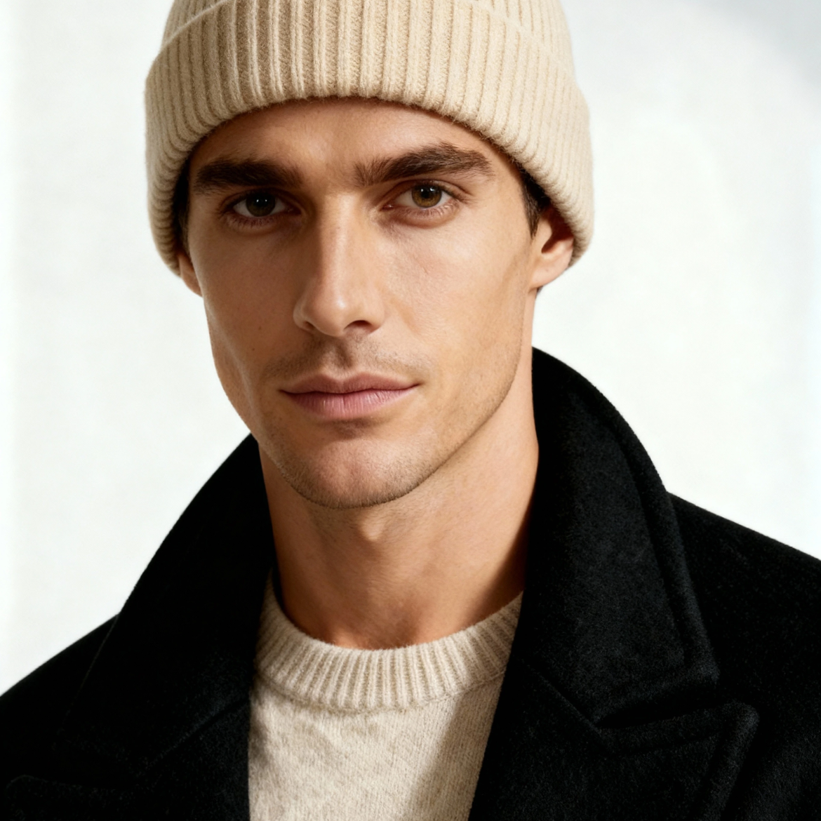 Nero Cashmere Beanie