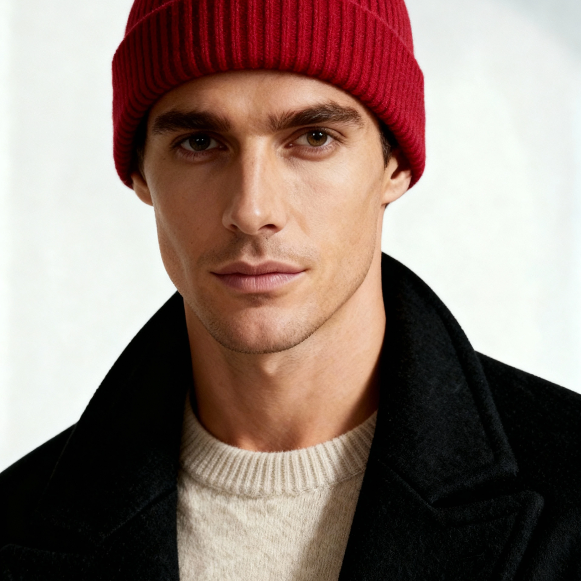 Nero Cashmere Beanie