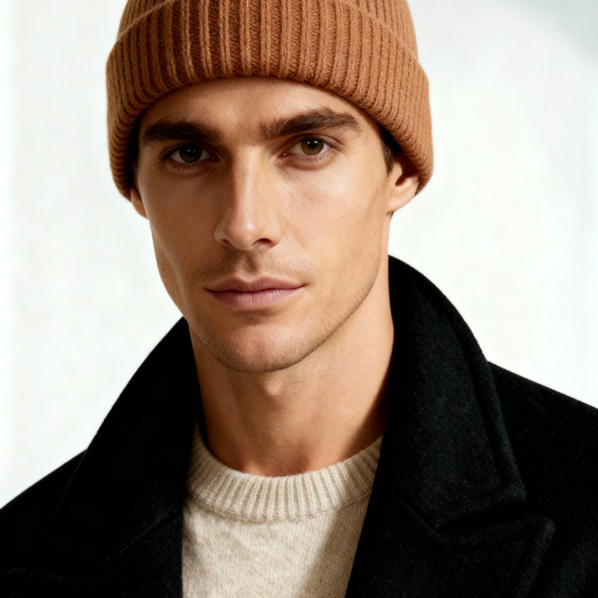 Nero Cashmere Beanie