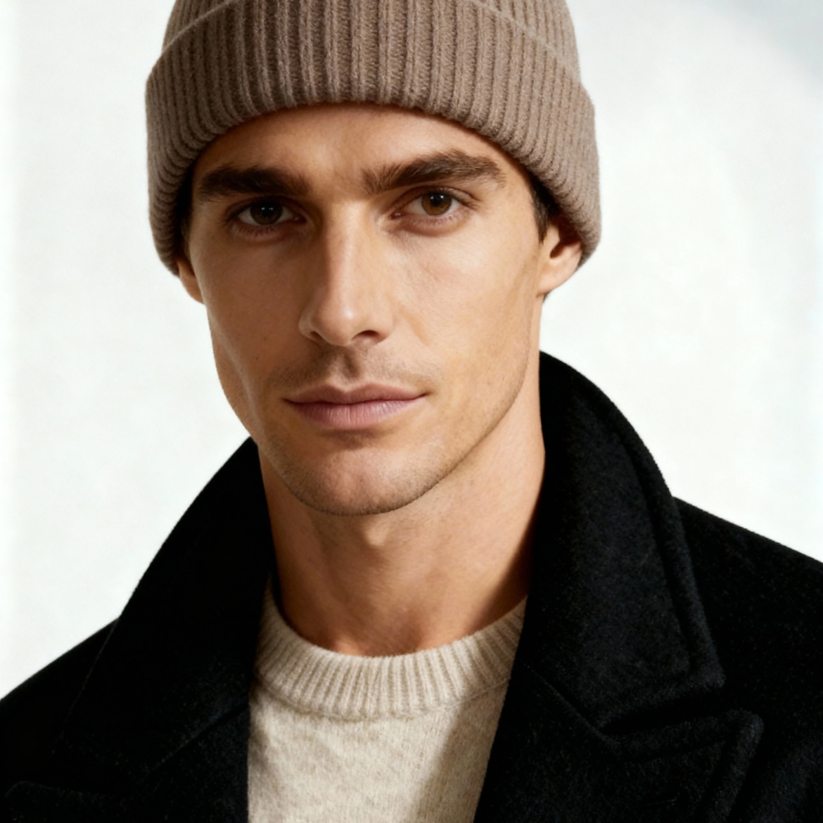 Nero Cashmere Beanie