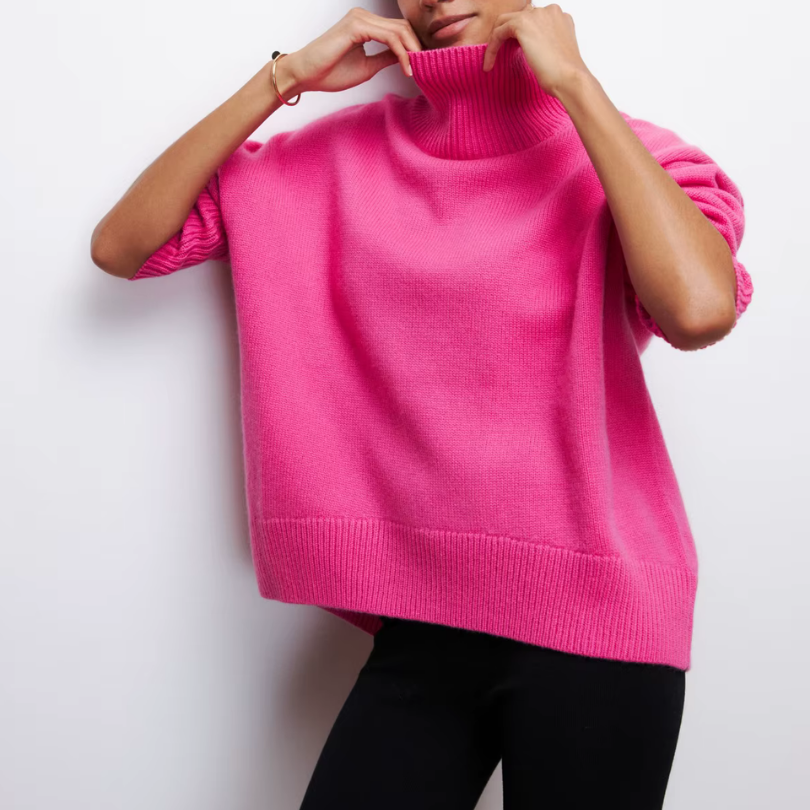 Cloudy Oversized Turtleneck Sweater