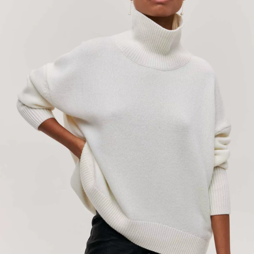 Cloudy Oversized Turtleneck Sweater