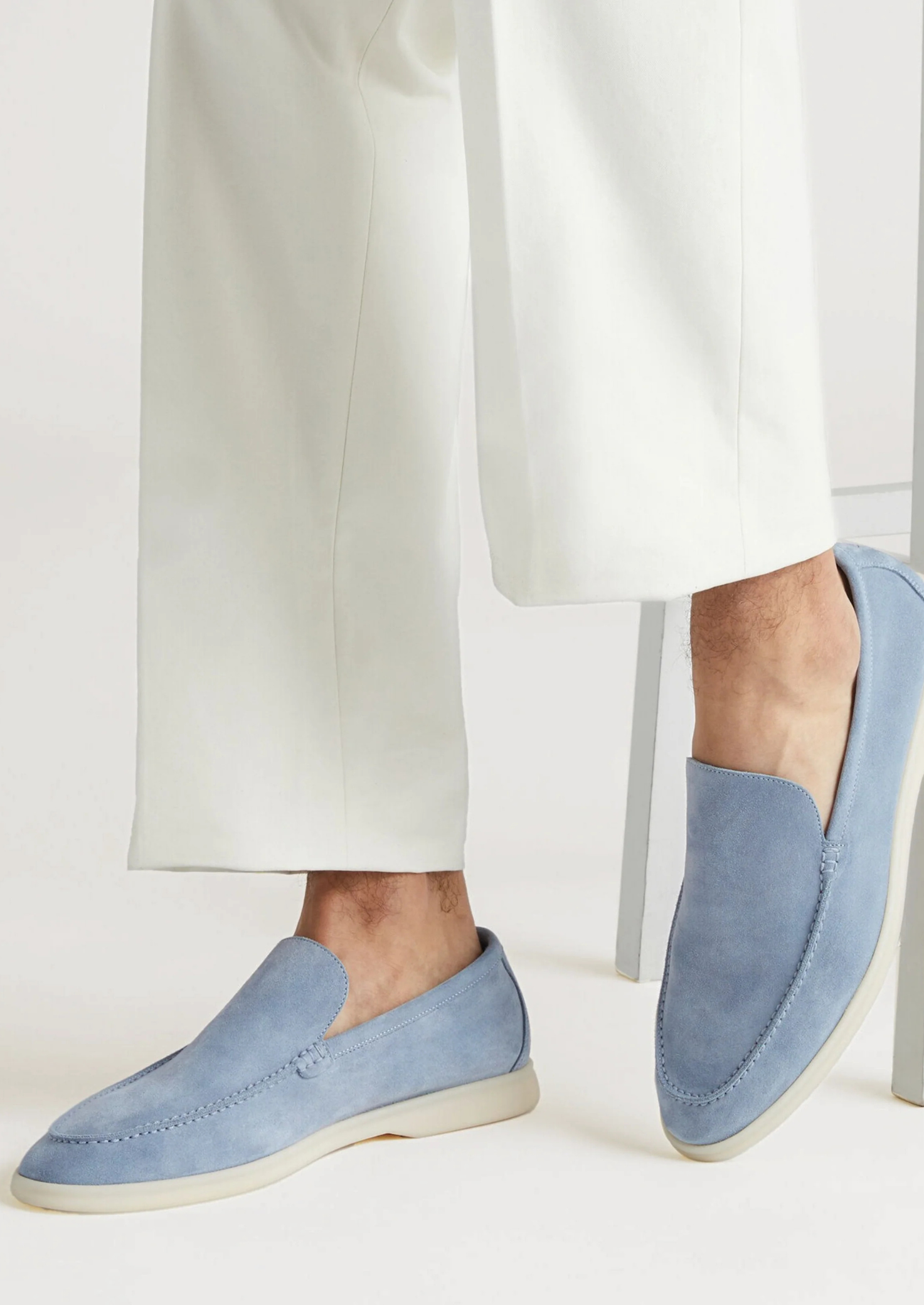Lavencio Classic Loafers - Blue