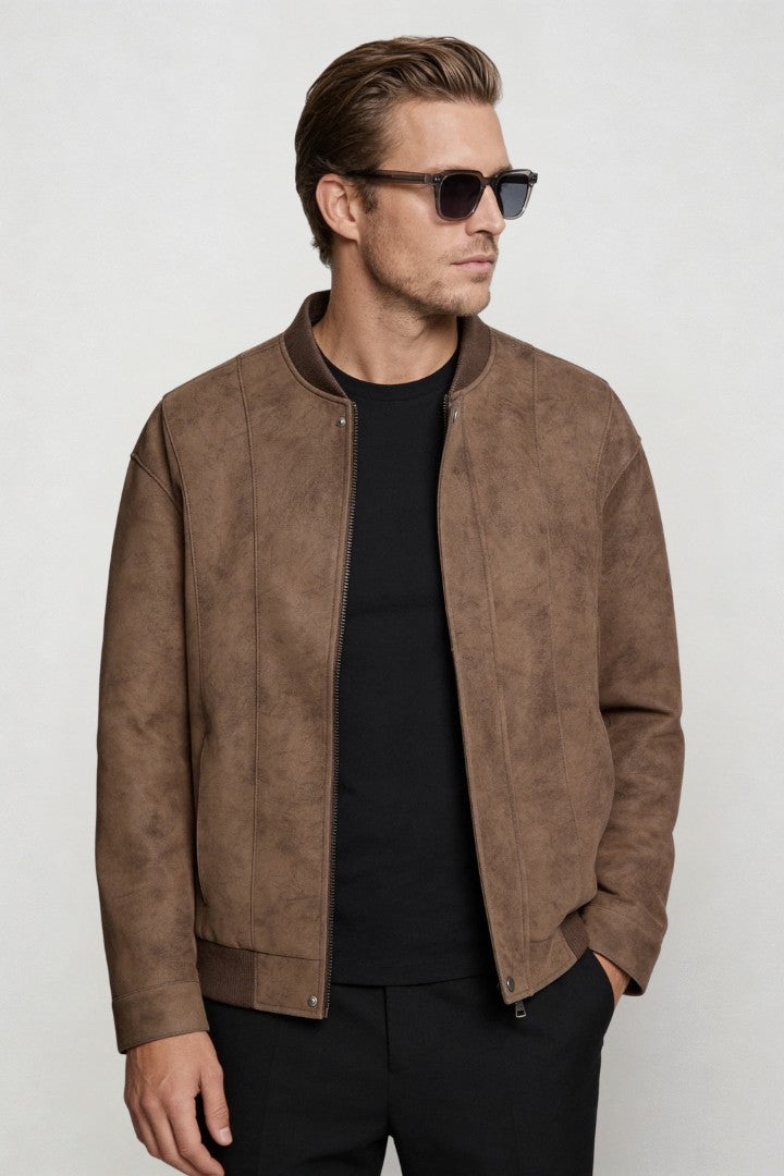 Noa Trucker Jacket - Brown