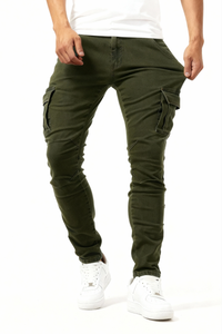 Preston Stretch Cargo Pants - Army