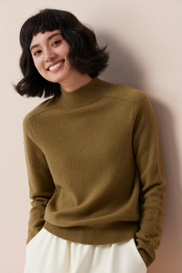 Ayla Merino Wool Turtleneck Sweaters