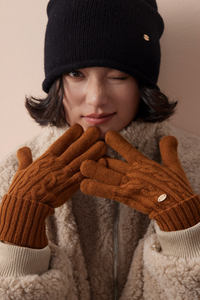 Rosalin Pure Wool Knit Gloves