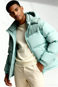 Aurion Corduroy Puffer Jacket – Arctic Mint
