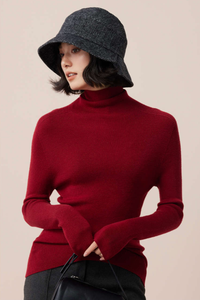 Alina Pure Wool Turtleneck Sweaters