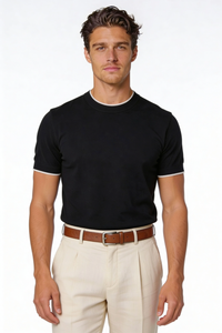 Logan Premium Crew Neck T-Shirt - Black