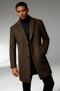 Remington Wool Blend Coat - Brown