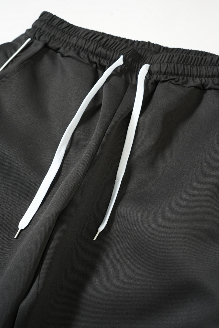 Dante Lightweight Drawstring Pants - Black