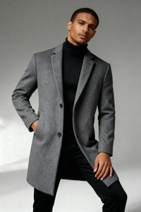 Remington Wool Blend Coat - Gray