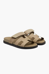 Carl H-Cut Sandals - Beige